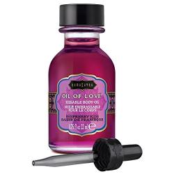 Kama Sutra Oil Of Love Raspberry Kiss with Applicator, 0.75 Fluid Ounce