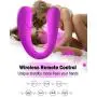 Double Dildo Vibrator - BOMBEX Eden Remote Double-Ended Dildo with 7 Vibration Modes for Couples, Dual Motors Silicone Rechargeable Anal G-spot Stimulator for Men Women Double Dildo Vibrator - BOMBEX Eden Remote Double-Ended Dildo with 7 Vibration Modes for Couples, Dual Motors Silicone Rechargeable Anal G-spot Stimulator for Men Women