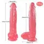 JHKJDF 12.20 Inch ad-ULT Rea.listic Dî`ld.ɔs with Suction Cup Totally Waterproof Silicone Realistic Women and Gays Personal Women Toys