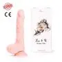 Realistic Dildo LEO4U. Best Penis Sex Toy with Vacuum-Cup & Inner Lubricant. Unique Flexible Skin- Hands Free Exclusive Penis Design(pic.2) FDA & CE. Enhance Your Satisfaction Now!