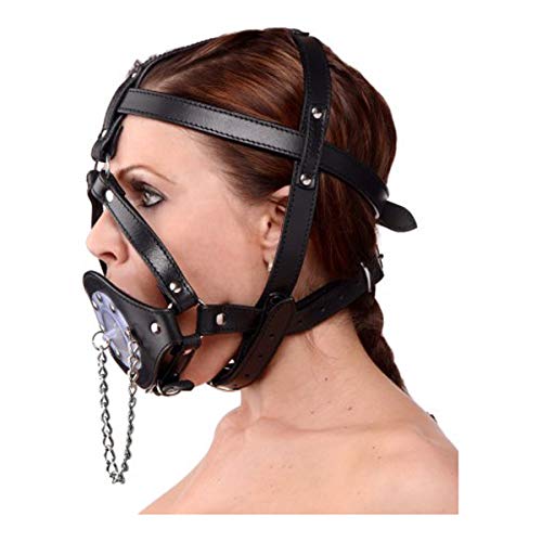 Strict Leather Plug It Up Head Harness with Mouth Gag