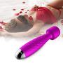 Wand Massage Vibrator G Spot Clitoris Stimulation Luvsex Waterproof Dildo Clit Stimulator 10 Vibration Modes Quiet Motor Women Powerful Vibration Modes Intense Orgasms Rechargeable Easy Clean