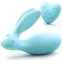 Sex Toys Rechargeable Wireless Remote Control Dual G Spot Vibrators For Women Couples Clitoris Stimulator (blue)
