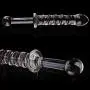 Medical-Grade Crystal Glass Huge Double Head Glass Stick for Women Men Back and All Over Body Deep Tissue Muscle Therapy