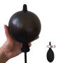 Oversized Silicone Anal Plug Inflatable Dilation Anal Expansion Stimulate Augmentation Explosion-proof Design Diameter 3.5-10cm/1.7-4"