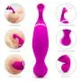 Cli^torial Sucking Toy for Women,12 Sucking Modes Tongue Vibrating Toy & Simulator with 24 Speed Vibration T-Shirt