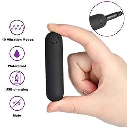 VIOKEY//Womens Vibrating Massage Tool - Gentle and Warm Feeling - Small and Convenient Skin Friendly ~ Love Sports Enthusiasts can use ~ (Black)