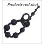 10 Beads Blockage with Pull Ring Easy to Thrust and Twist Silicone Flexible Blockage Interesting Games,Purple