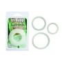 California Exotics Tri-Ring, Glow-In-The-Dark (One Size)