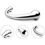 Guiseniour Double Ended Stainless Steel Gspotter Wand Massage Stick Pure Metal Pinis Pspotter Stimulator Anell Plug Dillos Six Toys for Women Men