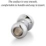 High Quality Space Aluminum Alloy Fetish Anal Plug Anal Personality Massager Anal Sex Toys for Experienced Users and Beginners（Small）
