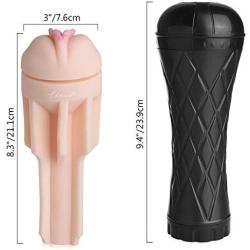 Utimi Male Masturbator Realistic Masturbation Cup Silicone Pocket Pussy Stroker Adult Sex Toys for Men