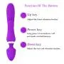 Wireless Handheld Wand Massager, Skin Friendly Silicone - USB Charging,10 Kinds of Silent Vibration ModeRelieve Muscle Pain Wireless Handheld Wand Massager, Skin Friendly Silicone - USB Charging,10 Kinds of Silent Vibration ModeRelieve Muscle Pain
