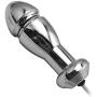 Electrode Anal Plug, Metal Double Electric Shock Pulse Therapy Deep Vagina Plug Accessories - A1