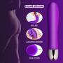 G Spot Vibrator for Vagina Stimulation, Ultra Soft Bendable Small Vibrator with 9 Vibration Patterns-Slilcone Dildo Vibrator Clitoris Stimulator for Women