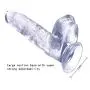 Soft Dillo for Men Lifelike Massagers with Strong Base， Harmless, Safe