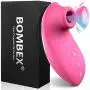 BOMBEX Clitoral Sucking Vibrator - Clit Sucker with 10 Frequencies| Waterproof Rechargeable Nipple Stimulator| Oral Sex Simulator Sex Toy for Women BOMBEX Clitoral Sucking Vibrator - Clit Sucker with 10 Frequencies| Waterproof Rechargeable Nipple Stimulator| Oral Sex Simulator Sex Toy for Women