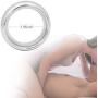 FST Silver Metal Stainless Steel Male Penis Cock Ring, 3 Size for Choose (5.0cm/2.0)