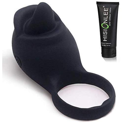 Vibrating Penis Ring Rechargeable Silicone Cock Ring Stimulator for Male Longer Lasting Erections Sex Toys