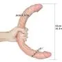 Wjvnbah 16.5" Long Casual Double-Sided Double Lead Female Personal Toy - Personal Relaxation Massager Massager (Color : Beige) Wjvnbah 16.5" Long Casual Double-Sided Double Lead Female Personal Toy - Personal Relaxation Massager Massager (Color : Beige)