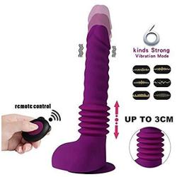 X-R Automatic Adult Female Toys Wireless G-Spot Women Ladies Electric Toy with 6 Thrust and Frequency Patterns and Hands-Free Suction Cup 9.05" Waterproof Safety