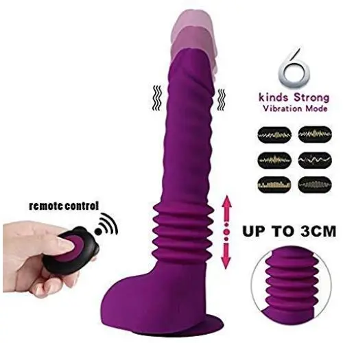 X-R Automatic Adult Female Toys Wireless G-Spot Women Ladies Electric Toy with 6 Thrust and Frequency Patterns and Hands-Free Suction Cup 9.05" Waterproof Safety X-R Automatic Adult Female Toys Wireless G-Spot Women Ladies Electric Toy with 6 Thrust and Frequency Patterns and Hands-Free Suction Cup 9.05" Waterproof Safety