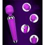 Magic Super Powerful Wand Cordless Massager Kit Therapeutic for Women Toys- Cordless - Mini - Purple