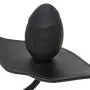 Scarlet Kitten Inflatable Dildo Gag Leather and Silicone for Women Men, Black
