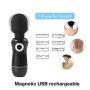 Micro Wand Massager - Smallest and Strongest Cordless Handheld Massage - Powerful Vibrating Power - Best for Travel - Magic Stress Away - Perfect on Back Legs Hand Pains and Sports