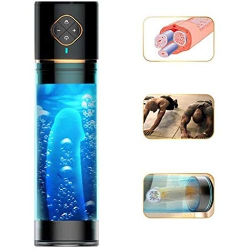 AOLOV Bigger Pê~NIS Effective Enlarge Enhancement Men Men Male Electric Vacuum Water Pump Enlarger Muscle Exercise Body Extender Inflatable