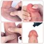 Hyper Realistic Ultra Soft Silicone Dildo Lifelike Vein Superior Penis Dual Layer Liquid Silicone Bendable Penis with Suction Cup Adult Sex Massage Masturbation Toys for Women 7 inch (Natural Flesh)