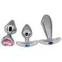 Eastern Delights 3 pcs Metal Jeweled Anal Butt Plugs, Anal Sex Toys Trainer Kit for Beginners Eastern Delights 3 pcs Metal Jeweled Anal Butt Plugs, Anal Sex Toys Trainer Kit for Beginners