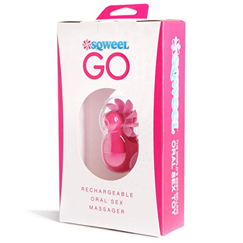 Sqweel Go USB Rechargeable Oral Sex Massager Purple