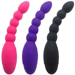 Guiseniour 10 Frequency Bead Gispot Vibrantor Flexible Stiimulator Clitoriiis Anaaal Plug Massage Adult Six Toy for Couples Women