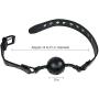 Breathable Ball Gag Mouth Restraint BDSM Bondage Toy Fetish Adult Device for Submissive Play