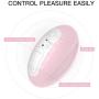 HOMI Mini Massager, Wireless,6-Speed USB Rechargeable Massager (Pink)