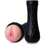 Lorgork Male Masturbators Cup Masturbation Toys, Adult Sex Toys 3D Realistic Textured Pocket Vagina Pussy, Male Masturbation Stroker (Black)