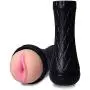 Lorgork Male Masturbators Cup Masturbation Toys, Adult Sex Toys 3D Realistic Textured Pocket Vagina Pussy, Male Masturbation Stroker (Black)