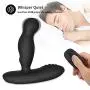 Male Vibrating Prostate Massager with 16+3 Patterns 360 Degree Rotating Head, Wireless Remote Anal Sex Toy for P-Spot Testicles Perineum Stimulation