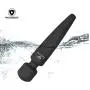 Cordless Wand,Silicone Massage Stick Tool for Relaxation,10 Powerfull Modes,Black