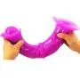 FAAK Big Horse Dildo Animal Style Large Head Adult Sex Toy (Purple)