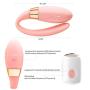 Wireless Wearable U Shape Couples Love Stimulation Vibrating Toy with Strong Patterns Handsfree Remote Control USB Waterproof Wand
