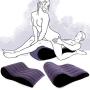 Argonv Hot Inflatable Sex Aid Wedge Pillow Sex Inflatable Love Position Cushion Couple (Purple)