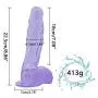 TTQQJJ 8.86 Inch Large Size Wand Lifelike Feel Toys - Blue - Xiaoxuewunianji TTQQJJ 8.86 Inch Large Size Wand Lifelike Feel Toys - Blue - Xiaoxuewunianji