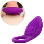 Soft Vǐbe Ring for Couples Tǐme Wand Powerful Male Cǒckríng Rechargeable Longer Lasting Shake Rooster,Medical Silicone Happy Toys Shock 10 Speeds USB