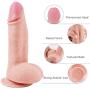 Vibrating Dildo 7.5 Inch with 20 Intense Vibration Modes for Vagina Anal Prostate Play, PALOQUETH Realistic Dildo Vibrator Adult Sex Toy for Women Men, Wireless Remote Control,Strong Suction Cup