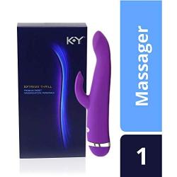 Vibrator, Personal Massager, K-Y Ultimate Pleasure Multi-functional Vibrating Stimulator, Batteries Included 1 ea