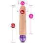 6" Soft Realistic Vibrating Dildo - Multi Speed Beginner Vibrator - Sex Toy for Women - Sex Toy for Adults (Beige)