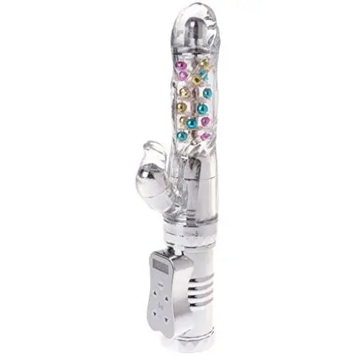 Rainly Silver Dual Motor Powerful Th-Rusting Ro-tating Body Tool for Lover Rainly Silver Dual Motor Powerful Th-Rusting Ro-tating Body Tool for Lover