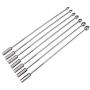 prettDliJUN Urethral Sounding kit 1/7Pcs Men Metal Dilator Urethra Prostate Stimulation Rod Penis Plug Catheter 7pcs